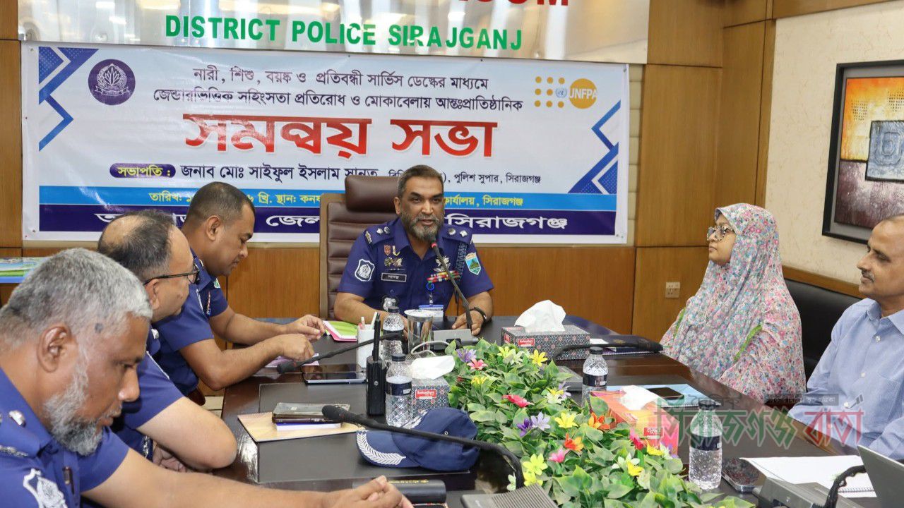 জেন্ডার ভিত্তিক সহিংসতা প্রতিরোধ ও মোকাবেলায় আন্তঃপ্রাতিষ্ঠানিক সমন্বয় সভা অনুষ্ঠিত