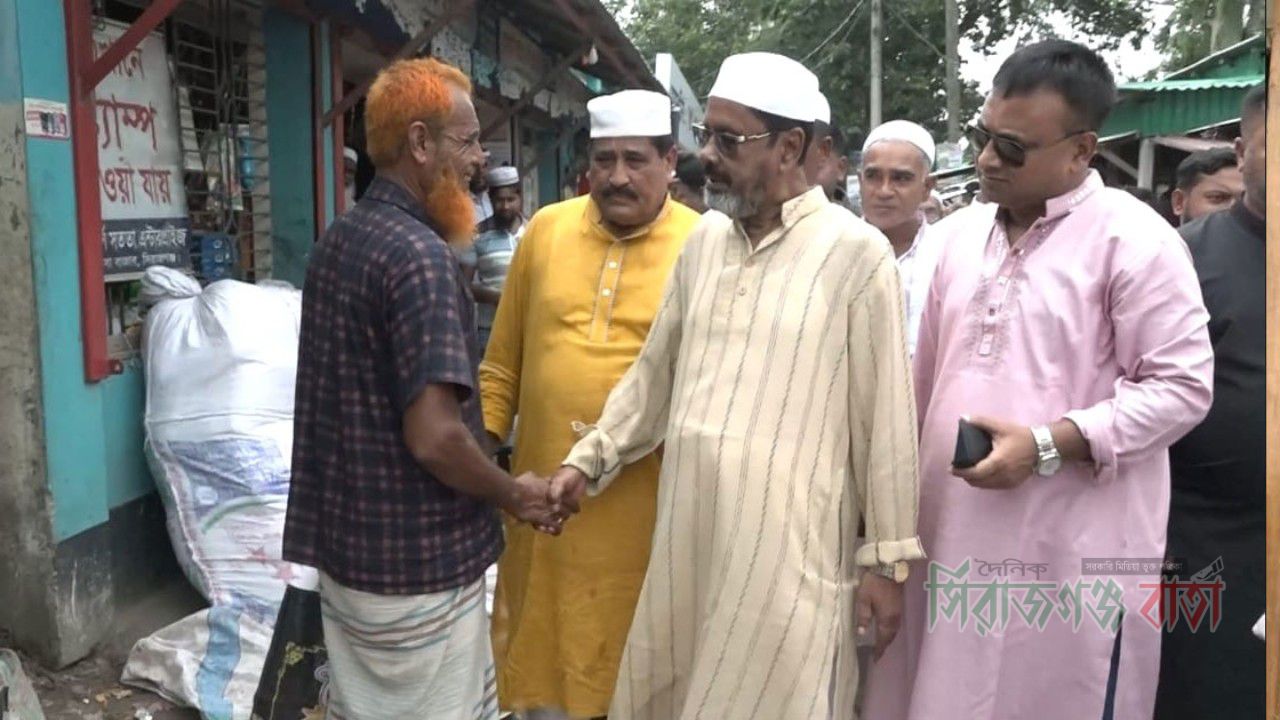 সিরাজগঞ্জ সদর উপজেলা চেয়ারম্যান প্রার্থী লেবুর গণসংযোগ ও মতবিনিময় সভা