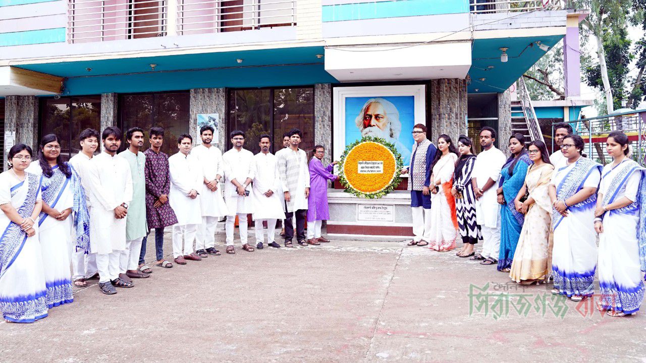 রবীন্দ্র বিশ্ববিদ্যালয়ে কবিগুরুর ৮৫তম মহাপ্রয়াণ দিবস উদযাপিত