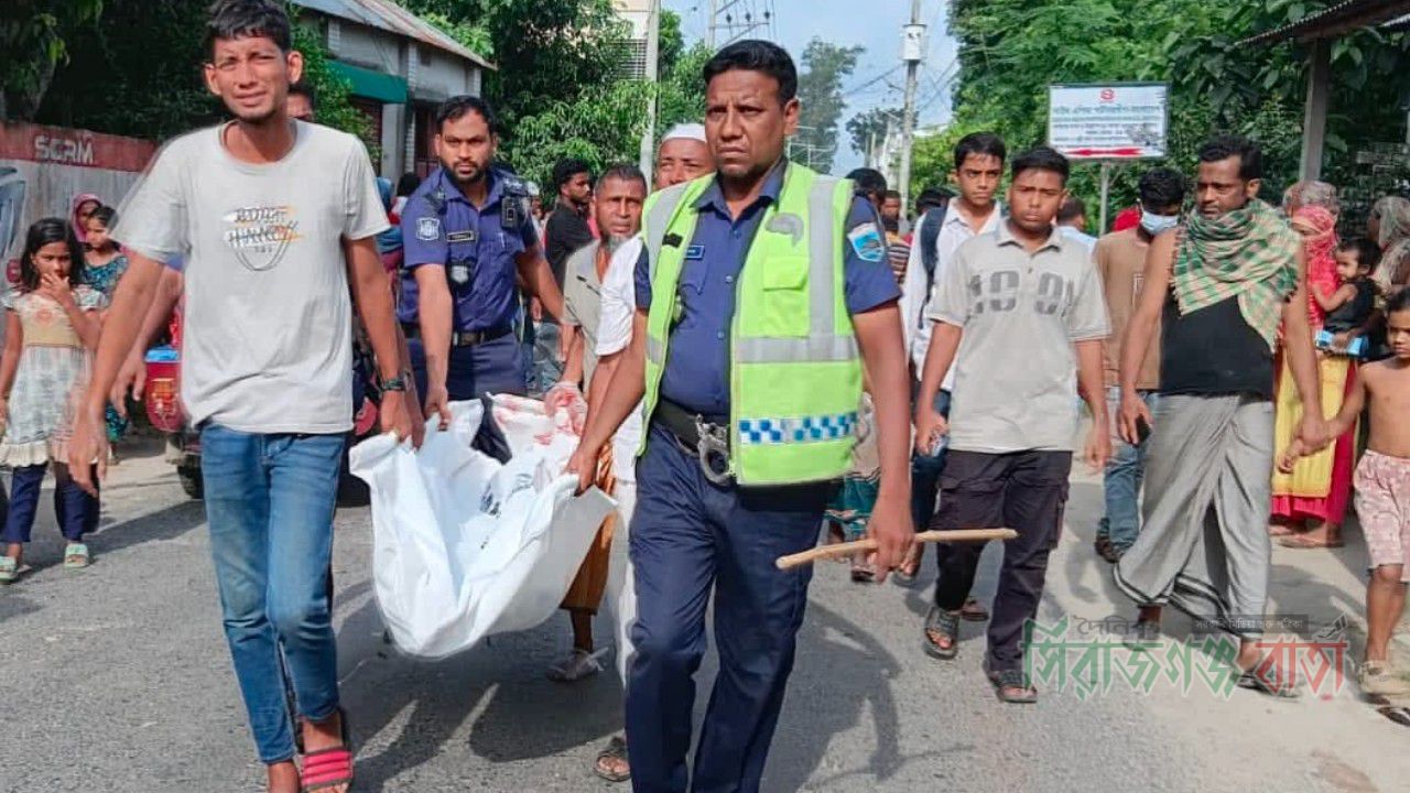 উল্লাপাড়ায় স্কুলে যাওয়ার পথে ট্রাকে চাকায় পিষ্ট হয়ে শিক্ষকের মৃত্যু