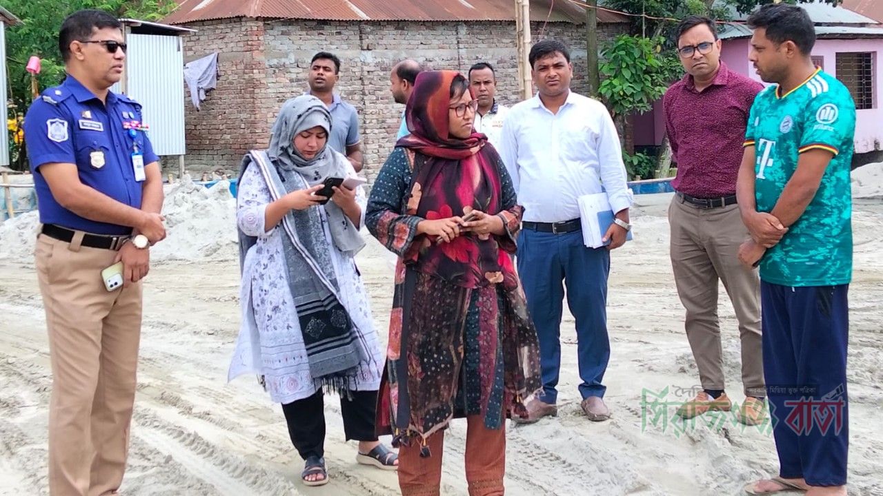 কাজিপুরে মোবাইল কোর্টে ৪ জনকে ৮১ হাজার টাকা জরিমানা